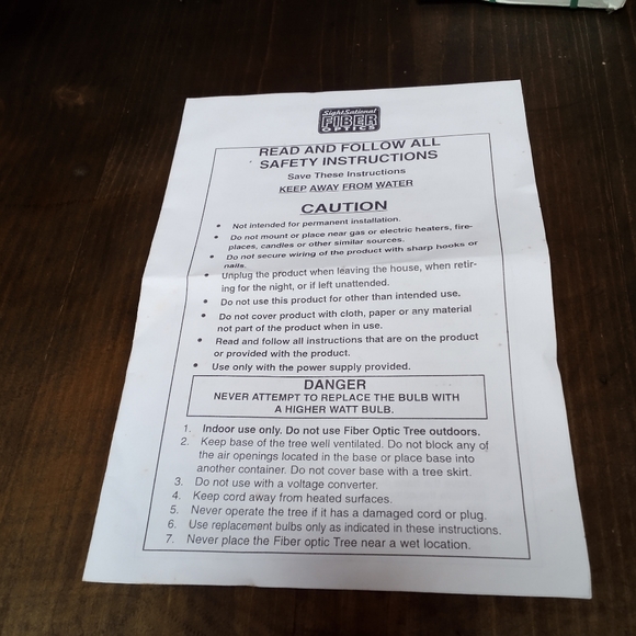 Bradford Sightsational Mega Beight 32” Fiber Optic Star Dust Christmas Tree - Picture 8 of 8